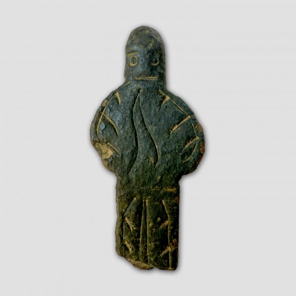 Gürtelhaken | Foto: Rico Wolf (© Landesamt für Archäologie Sachsen) Gürtelhaken - Gürtelhaken in figürlicher Darstellung